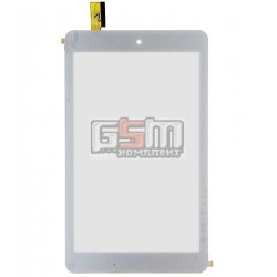 Тачскрин (сенсорный экран, сенсор) для китайского планшета 8, 45 pin, с маркировкой XC-PG0800-031-A1-FPC, для Cube iWork8 i1T, размер 211*124 мм, белый