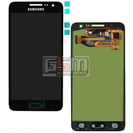 Дисплей для Samsung A300F Galaxy A3, A300FU Galaxy A3, A300H Galaxy A3, черный, с сенсорным экраном (дисплейный модуль)