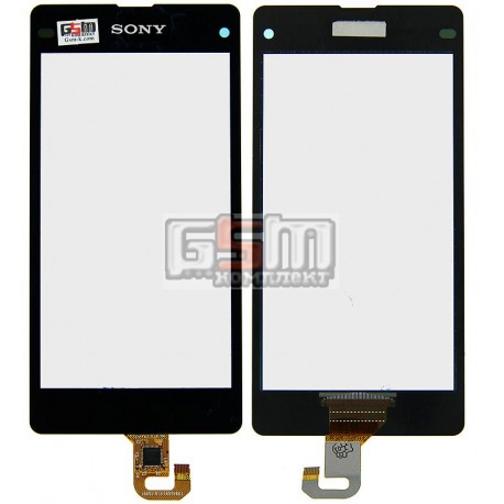 Тачскрин для Sony D5503 Xperia Z1 Compact Mini, черный, 4,3"