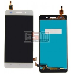 Дисплей для Huawei Honor 4C, белый, с сенсорным экраном (дисплейный модуль) Дисплей для Huawei Honor 4C, белый, с сенсорным экраном (дисплейный модуль)