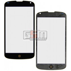 Стекло корпуса для LG E960 Nexus 4, черное Стекло корпуса для LG E960 Nexus 4, черное