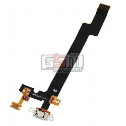 Шлейф для Meizu MX5, коннектора зарядки, с компонентами