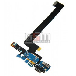 Шлейф Xiaomi Mi4, микрофона, коннектора зарядки, с компонентами, с вибро, LTE версия
