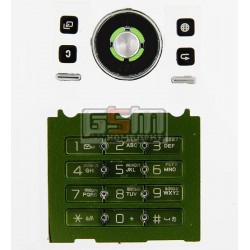 Клавиатура для Sony Ericsson S500, черная, нижняя, русская, верхняя Клавиатура для Sony Ericsson S500, черная, нижняя, русская, верхняя