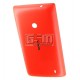 Задняя панель корпуса для Nokia 520 Lumia, красная, с боковыми кнопками