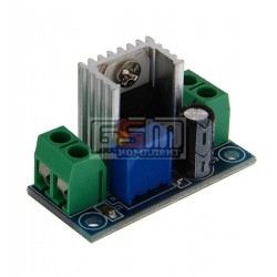 DC / DC понижуючий стабілізатор напруги LM317, Uin: 4,2-40V, Uout: 1,2-37V, Imax: 1.5A DC / DC понижуючий стабілізатор напруги LM317, Uin: 4,2-40V, Uout: 1,2-37V, Imax: 1.5A