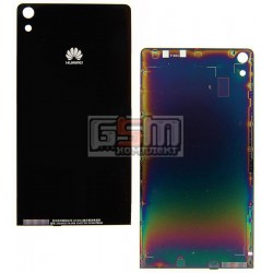 Задня панель корпусу для Huawei Ascend P6-U06, чорна Задня панель корпусу для Huawei Ascend P6-U06, чорна