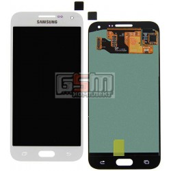 Дисплей для Samsung E500H/DS Galaxy E5, белый, с сенсорным экраном (дисплейный модуль)