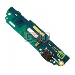 Шлейф для HTC Desire 601, микрофона, коннектора зарядки, с компонентами