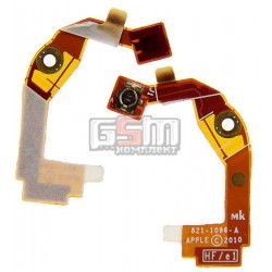 Шлейф для Apple iPod Touch 4G, Wi-Fi антенны, с компонентами