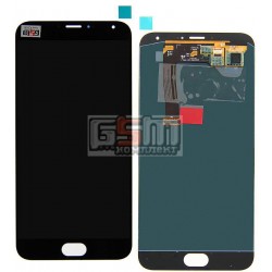 Дисплей для Meizu MX5, черный, с сенсорным экраном (дисплейный модуль)