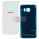 Задняя панель корпуса для Samsung G925F Galaxy S6 EDGE, белая, China quality