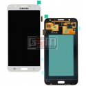 Дисплей для Samsung J700F/DS Galaxy J7, J700H/DS Galaxy J7, J700M/DS Galaxy J7, белый, с сенсорным экраном (дисплейный модуль), original (PRC)
