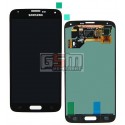 Дисплей для Samsung G900A Galaxy S5, G900F Galaxy S5, G900H Galaxy S5, G900I Galaxy S5, G900T Galaxy S5, чорний, з сенсорним екраном (дисплейний модуль)