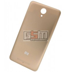 Задня кришка батареї Xiaomi Redmi Note 2, золотистий колір, з бічними кнопками