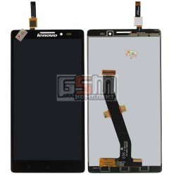 Дисплей для Lenovo K910 Vibe Z, черный, с сенсорным экраном (дисплейный модуль)