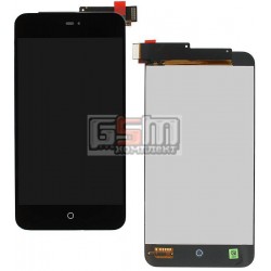 Дисплей для Meizu MX2, черный, с сенсорным экраном (дисплейный модуль)