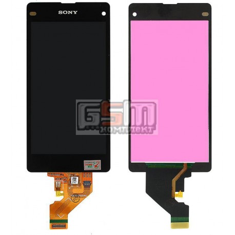 Дисплей для Sony D5503 Xperia Z1 Compact Mini, черный, original (PRC), с сенсорным экраном (дисплейный модуль)