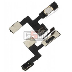 Шлейф для Meizu MX2, кнопки включения, с компонентами