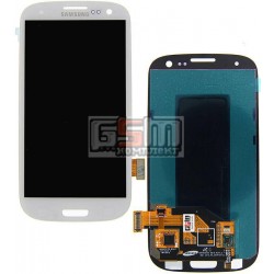 Дисплей для Samsung I747 Galaxy S3, I9300 Galaxy S3, I9305 Galaxy S3, R530, белый, с сенсорным экраном (дисплейный модуль) Дисплей для Samsung I747 Galaxy S3, I9300 Galaxy S3, I9305 Galaxy S3, R530, белый, с сенсорным экраном (дисплейный модуль)