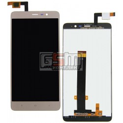 Дисплей для Xiaomi Redmi Note 3, золотистый, original (PRC), с сенсорным экраном (дисплейный модуль)