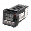 Контроллер температуры REX-C100, -0-400C, реле, термопара, радиатор