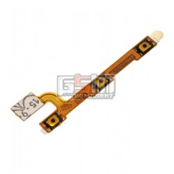 Шлейф Huawei Ascend P7, кнопок звуку, кнопки включення, з компонентами