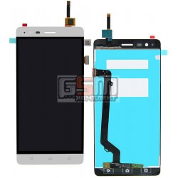 Дисплей для Lenovo A7020 Vibe K5 Note, белый, с сенсорным экраном (дисплейный модуль)