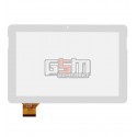Тачскрин (сенсорный экран, сенсор) для китайского планшета 10.1, 54 pin, с маркировкой PB101JG8750, для Pixus Play Five, размер 251*163 мм, белый