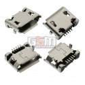 Коннектор зарядки для Fly FF177, TS111, 5 pin, original, micro-USB тип-B, 3.H-2103-950525-000/H-2103-950525-000