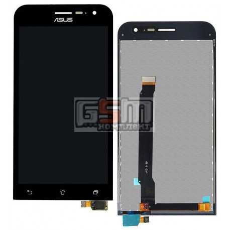Дисплей для Asus ZenFone 2 (ZE500CL), черный, с сенсорным экраном (дисплейный модуль)