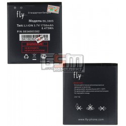 Аккумулятор BL3805 для Fly IQ4404, original, (Li-ion 3.7V 1750mAh), #5834003382 Аккумулятор BL3805 для Fly IQ4404, original, (Li-ion 3.7V 1750mAh), #5834003382