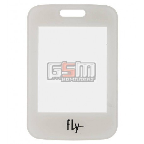 Стекло корпуса для Fly FF177, белое, оригинал, #V18C-F177-1091-200