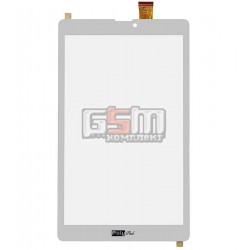 Тачскрін (сенсорний екран, сенсор) для китайського планшета 8, 45 pin, з маркуванням AD-C-803793-FPC, для Nomi Libra C08000, розмір 202 * 120 мм, білий Тачскрін (сенсорний екран, сенсор) для китайського планшета 8, 45 pin, з маркуванням AD-C-803793-FPC, для Nomi Libra C08000, розмір 202 * 120 мм, білий