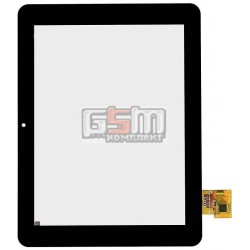 Тачскрин (сенсорный экран, сенсор) для китайского планшета 8, 10 pin, с маркировкой L4072A, 300-L4072A-B00, 300-L4072A-C00-V1.0, для Assistant AP-803, DEX iP800, размер 198*150 мм, черный