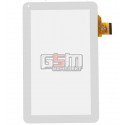 Тачскрін (сенсорний екран, сенсор) для китайського планшету 10.1, 50 pin, с маркировкой FEB DH-1006A1-FPC26, для Globex GU1011C, размер 256*159, белый