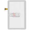Тачскрін (сенсорний екран, сенсор) для китайського планшета 10.1, 30 pin, з маркуванням Touch FLT GT10PGX10, FX-C10.1-192, RP-400A-10.1-FPC-A3, для Nomi C10102 Terra +, Nomi C10104 Terra S 10 3G, розмір 247 * 156 мм, білий