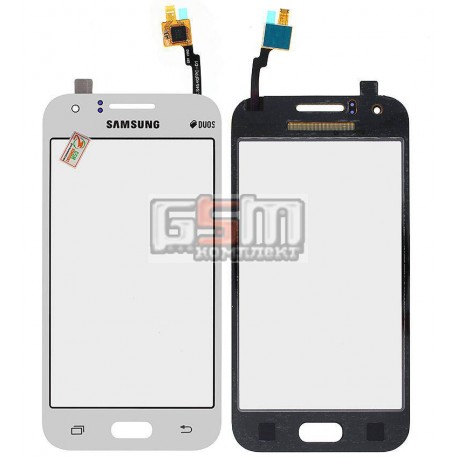 Тачскрин для Samsung J100H/DS Galaxy J1, белый