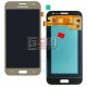 Дисплей для Samsung J200F Galaxy J2, J200G Galaxy J2, J200H Galaxy J2, J200Y Galaxy J2, золотистый, с сенсорным экраном (дисплей
