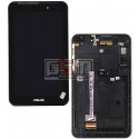 Дисплей для планшетов Asus FonePad 7 FE170CG, MeMO Pad 7 ME170, MeMO Pad 7 ME170c, черный, с рамкой, с сенсорным экраном (дисплейный модуль)