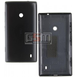 Задня панель корпусу для Nokia 520 Lumia, 525 Lumia, чорна, з боковими кнопками