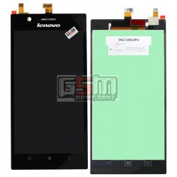 Дисплей для Lenovo K900, черный, с сенсорным экраном (дисплейный модуль), #LH550WF2-SD01