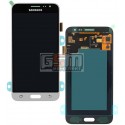 Дисплей для Samsung J320H/DS Galaxy J3 (2016), белый, с сенсорным экраном (дисплейный модуль), original (PRC)
