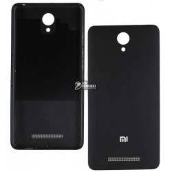 Задня кришка батареї Xiaomi Redmi Note 2, чорний колір, з бічними кнопками