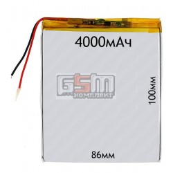 Аккумулятор для китайского планшета универсальный, (4000mAh), (86*100*3.5 мм) Аккумулятор для китайского планшета универсальный, (4000mAh), (86*100*3.5 мм)