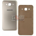 Задня кришка батареї для Samsung J500H / DS Galaxy J5, золотистий колір
