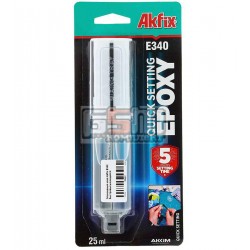 Эпоксидный клей Akfix E340 быстровысыхающий Эпоксидный клей Akfix E340 быстровысыхающий