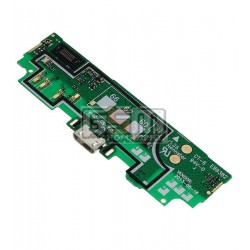 Шлейф для Nokia 625 Lumia, мікрофону, конектора зарядки, з компонентами, плата зарядки