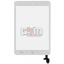 Тачскрин для планшетов iPad Mini, iPad Mini 2 Retina, с микросхемой , с кнопкой HOME, белый