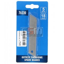 Лезвия для канцелярского ножа 18мм, 5 шт. Лезвия для канцелярского ножа 18мм, 5 шт.